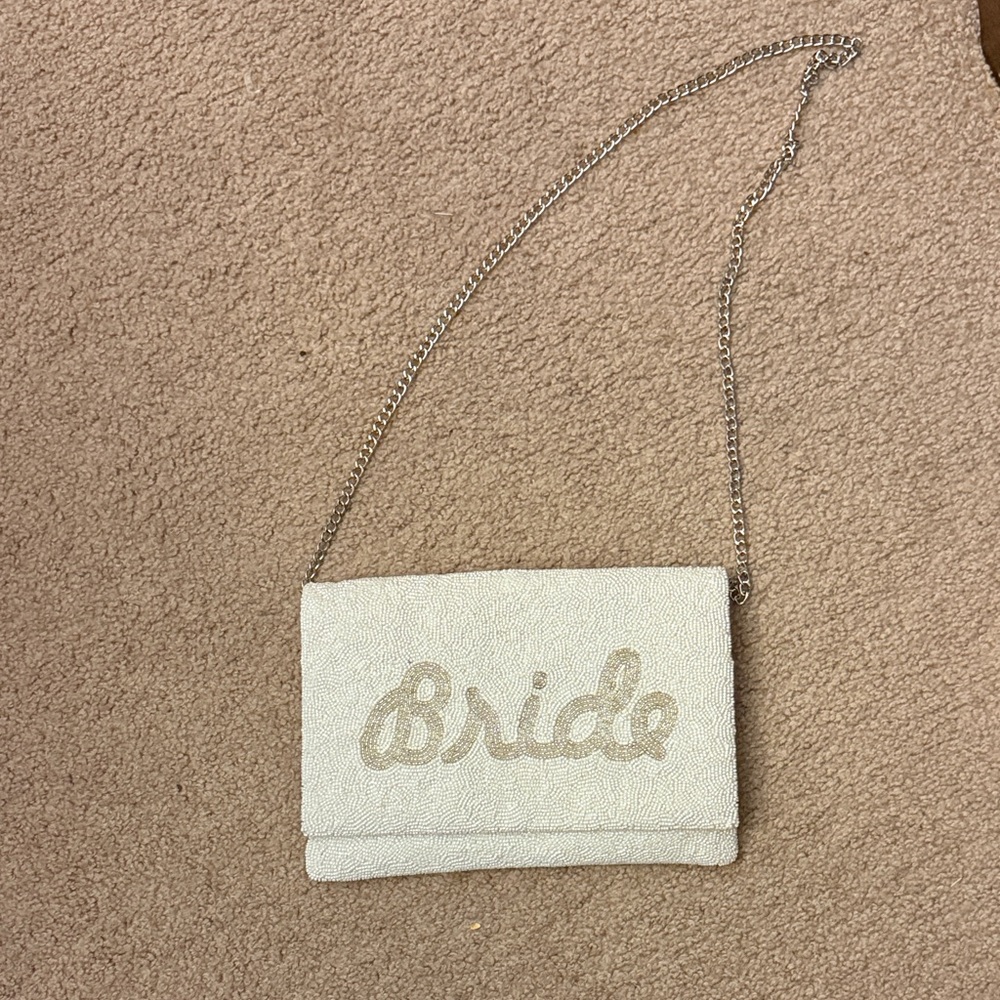 Elegant White Bridal Clutch